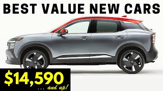 10 CHEAPEST New Cars 2024 You Can Buy Today [upl. by Idolem]