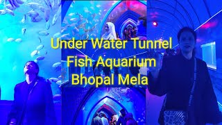 Under Water Tunnel And Fish AquariumBhojpal Mahotsav MelaBhopal Mela Part 2 [upl. by Adian]