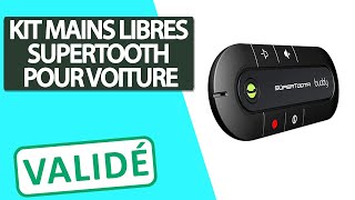 Avis Kit mains libres Bluetooth pour paresoleil voiture SuperTooth [upl. by Dnomso]