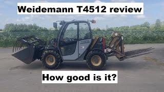 A review on the T4512 Weidemann telehandler [upl. by Arekahs]