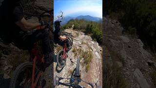 SINGLETRACK ROCKSLABS🪨🇮🇹mtbcommencalmountainsdownhillmtbmountainbikeendurogopro [upl. by Gorey]