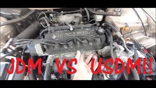 WHATS THE DIFFRENCE BETWEEN A USDM AND A JDM F23 ENGINE [upl. by Relyt]