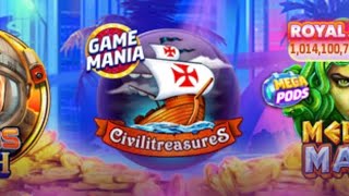 SLOTOMANIA GAMEMANIA 25 free spins bet 5Q civilitreasures [upl. by Terris]