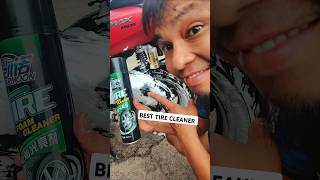 The best tire cleaner tirefoamcleaner motoboy shortsvideo [upl. by Mathews]