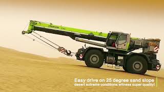 ZOOMLION ZRT850 roughterrain crane [upl. by Eehsar]