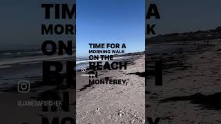 Morning walk on the beach in Monterey California October 2024 [upl. by Jimmie]