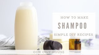 How to Make All Natural Shampoo  Simple Recipe using Essential Oils [upl. by Eimmis]