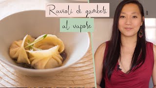 RAVIOLI CINESI di GAMBERI al VAPORE  Cucina Cinese [upl. by Jumbala462]