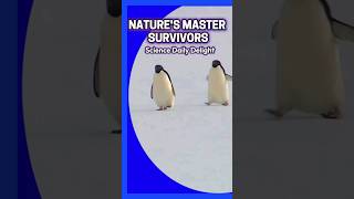 AMAZING PENGUINS NATURES MASTER SURVIVORS shorts Penguins ScienceFacts Wildlifequot [upl. by Hepsibah]