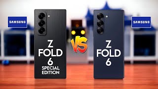 Samsung Galaxy Z Fold 6 Special Edition vs Samsung Galaxy Z Fold 6 [upl. by Tiduj]