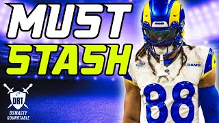 MUST STASH PLAYERS In Dynasty Fantasy Football  Dynasty Roundtable [upl. by Corb]