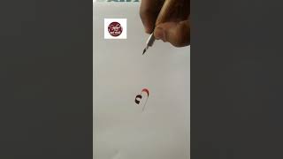 calligraphy letters अ calligraphy calligraphyart [upl. by Dez912]