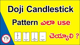 How to use Doji Candlestick Pattern in Telugu  Technical Analysis for Beginners  Stock Market [upl. by Jem484]