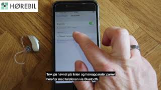 Iphone Bluetooth tilkobling til Phonak høreapparat [upl. by Annwahs]