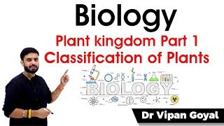 Biology l Botany  Classification Of Plants  Plant Kingdom l Part 1 l Dr Vipan Goyal l Study IQ [upl. by Beret]