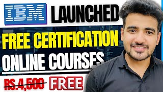 IBM Launched Free Certification Courses 2023  Coursera Free Cyber Security amp Data Analyst Course [upl. by Elissa982]