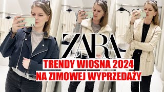 MIERZYMY TRENDY WIOSNA 2024 NA WYPRZEDAŻY ZARA ZIMA 2024 [upl. by Atinel463]