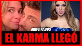 EL KARMA LLEGÓ CONTRA CLARA CHÍA Y GERARD PIQUÉ ARRUINADOS POR EL EMBARAZO SHAKIRA CONFIRMA EL LUTO [upl. by Shamma63]