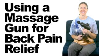 How to Use a Percussion Massage Gun for Back Pain Relief [upl. by Peednus]