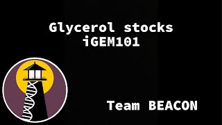 iGEM101 Lab How to make a glycerol stock shorts biology igem [upl. by Nylzzaj]