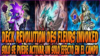 LIMITA LOS EFECTOS DEL ADVERSARIO  DECK REVOLUTION DES FLEUR INVOKED  YUGIOH DUEL LINKS [upl. by Drusie]