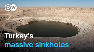 Why are there suddenly huge sinkholes in Anatolia  Focus on Europe [upl. by Karame]