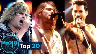 Top 20 Greatest Rock Frontmen of All Time [upl. by Kirstyn185]