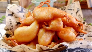 7 Ingredient Crispy Prawn Ball Recipe From Scratch 炸虾球 Chinese Crunchy Shrimp Fritter Recipe [upl. by Dnalon]