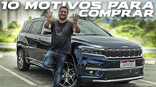 10 Motivos para COMPRAR o Jeep Commander Overland 2022 🚀 SUV com MUITA Tecnologia e Sofisticação 😱 [upl. by Lapo]