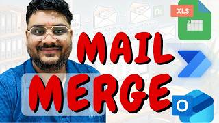 Mail Merge with Excel Online Power Automate and Outlook  Complete Guide [upl. by Eirak688]