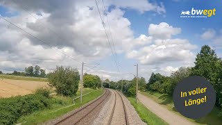 Führerstandsmitfahrt von Freudenstadt nach Stuttgart mit bwegt [upl. by Coh274]