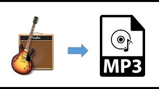 How to Export a GarageBand Song to MP3  For your iPhone amp iTunes [upl. by Alodie]