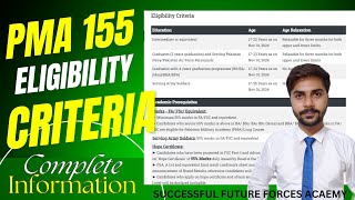 PMA 155 Long Course Eligibility CriteriaPMA 155 Apply Date AnnouncedPMA initial Test Preparation [upl. by Kitrak]