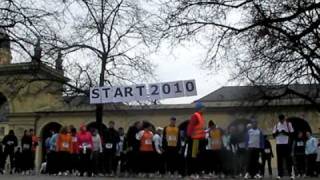 Neujahrslauf München 2010 Hofgarten  Englischer Garten [upl. by Irwin667]