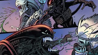 The New White Xenomorphs Vs The OG Black Xenomorphs  Aliens Annual 2023 [upl. by Jaunita]