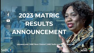 2023 Matric results announcement [upl. by Lepp]