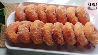 Kuih Keria Keledek  Cara sira gula [upl. by Nachison375]