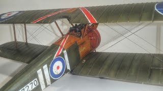 132 ACADEMY SOPWITH CAMEL FULL BUILD VIDEO modelismo [upl. by Gilberta]