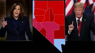 Nevada Polling Shift Analysis Harris v Trump Sept [upl. by Strage]