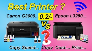 Canon G3000 vs Epson L3250  best all in one ink tank printer 2022  कौन सा बेहतर है [upl. by Yrelle]