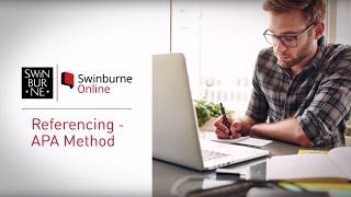 APA Referencing Guide  How To Reference  Swinburne Online [upl. by Bekelja]