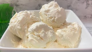 Vanilla Ice Cream in less than 3 minutes with 3 ingredients [upl. by Enatan879]