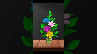 Easy and Beautiful Paper Flower Room Decoration Idea  Craft Ideas [upl. by Dylane]