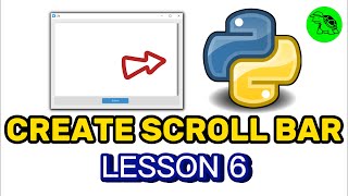 How To Create Scroll Bar  Python Customtkinter Lesson 6 [upl. by Esojnauj]