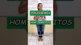 📚POLISSEMIA e HOMÔNIMOS PERFEITOS 📚 português enem concurso dicas aula professora [upl. by Nnitsuj351]