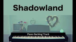 Shadowland LION KING Piano accompaniment  Backing  Karaoke track [upl. by Anelad]