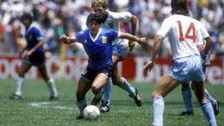 MARADONA The goal of the century Compiled from different cameras [upl. by Issej]