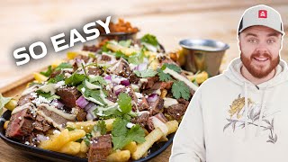 Easiest Carne Asada Fries Recipe 🤤 You Cant Stop Eating Them [upl. by Suissac]