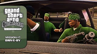 GTA SA Definitive Edition 100 Walkthrough  Mission 7 DriveBy [upl. by Doley]