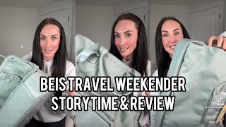 Beis Travel Weekender Bag Story amp Review 😳 [upl. by Irec]